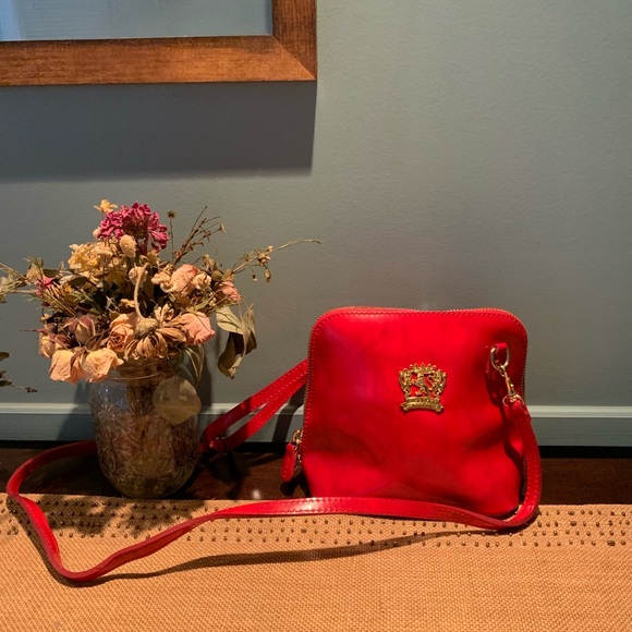 Pratesi Firenze Crossbody Bag with Embroidered Crown - Picture 1 of 9